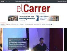 Tablet Screenshot of diarioelcarrer.es